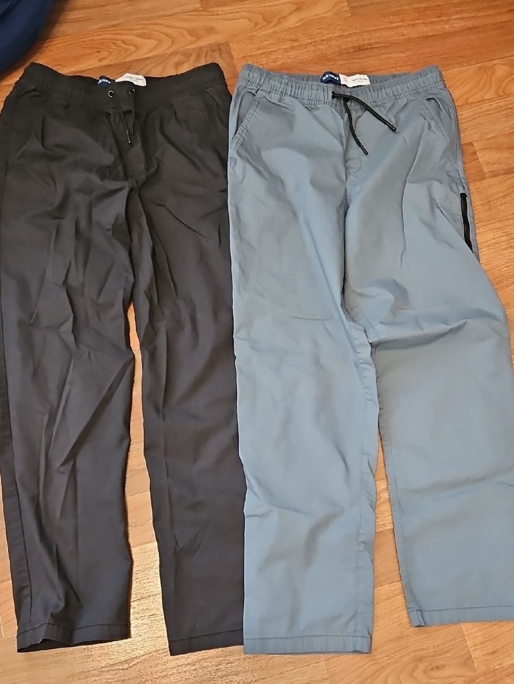 Old Navy Kid's Drawstring Joggers in Black and Blue